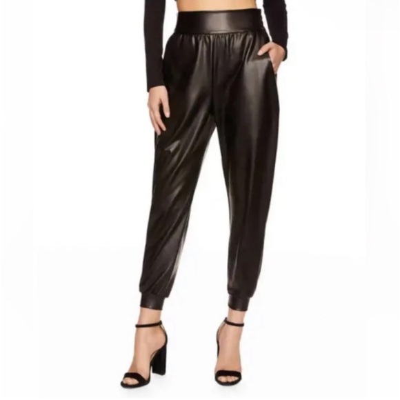 Susana Monoco Faux Leather Jogger - size XS - Picture 4 of 7